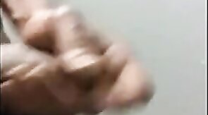 Big Black Cock Masturbation at Work