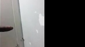 Big Black Cock Masturbation at Work