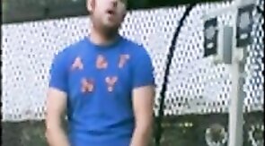 Home Depot Bear Jacks Off in the Garden Center