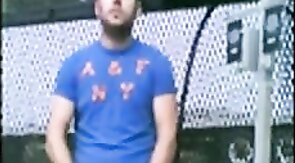 Home Depot Bear Jacks Off in the Garden Center