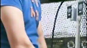 Home Depot Bear Jacks Off in the Garden Center