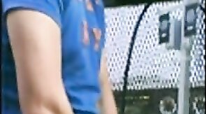 Home Depot Bear Jacks Off in the Garden Center