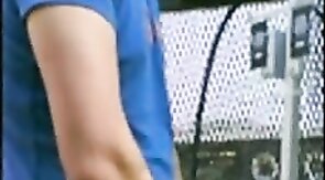 Home Depot Bear Jacks Off in the Garden Center