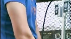 Home Depot Bear Jacks Off in the Garden Center