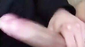 Amateur Paddy Strokes His Dick