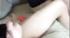 Amateur Paddy Strokes His Dick