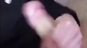 Amateur Paddy Strokes His Dick